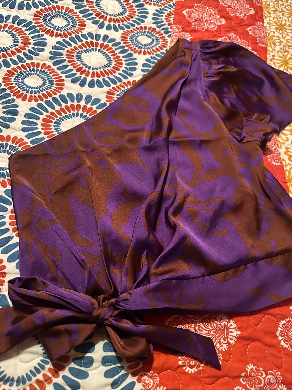Ladies EXPRESS one shoulder silky top, NWOT, XS